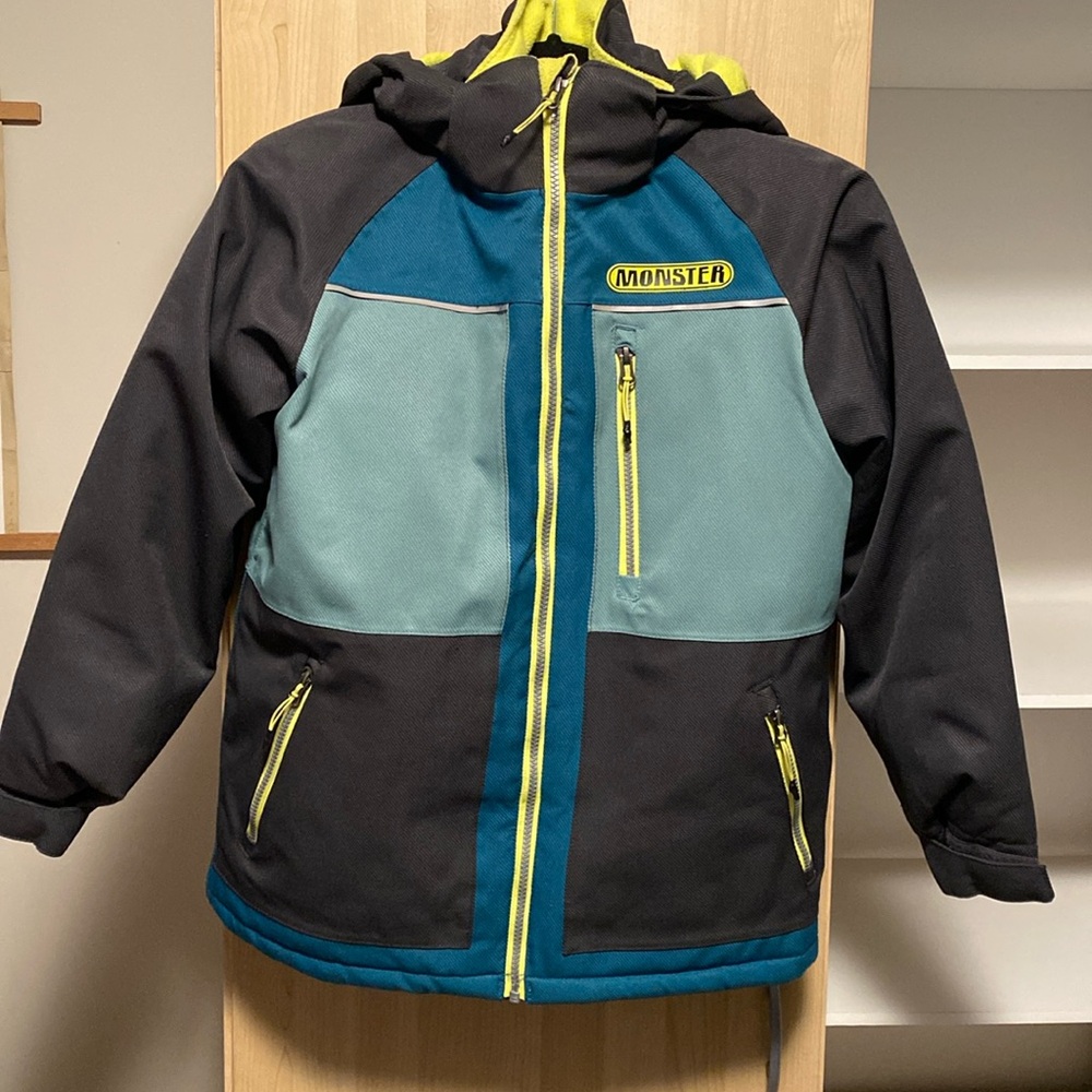 Kids Monster winter jacket size 12